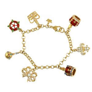 Crown Charm Bracelet