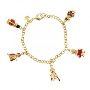 Royal Teddy Charm Bracelet