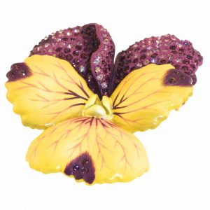 Violet Flower Brooch