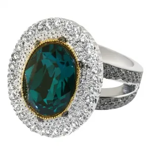 Catherine the Great Emerald Crystal Ring