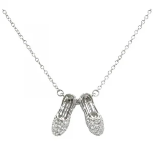 Crystal Slippers Necklace