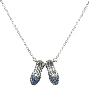 Sapphire Slippers Necklace